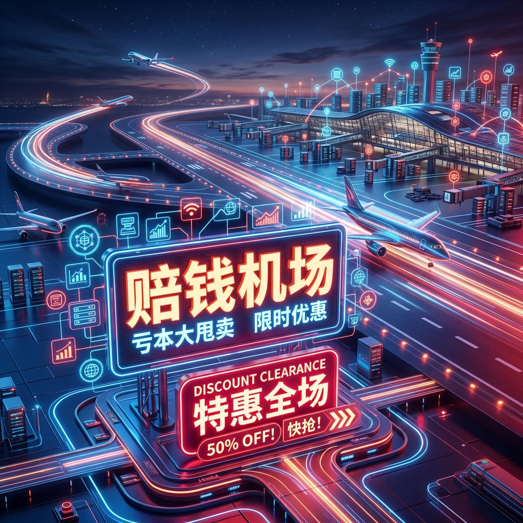 赔钱机场 官方品牌宣发海报
